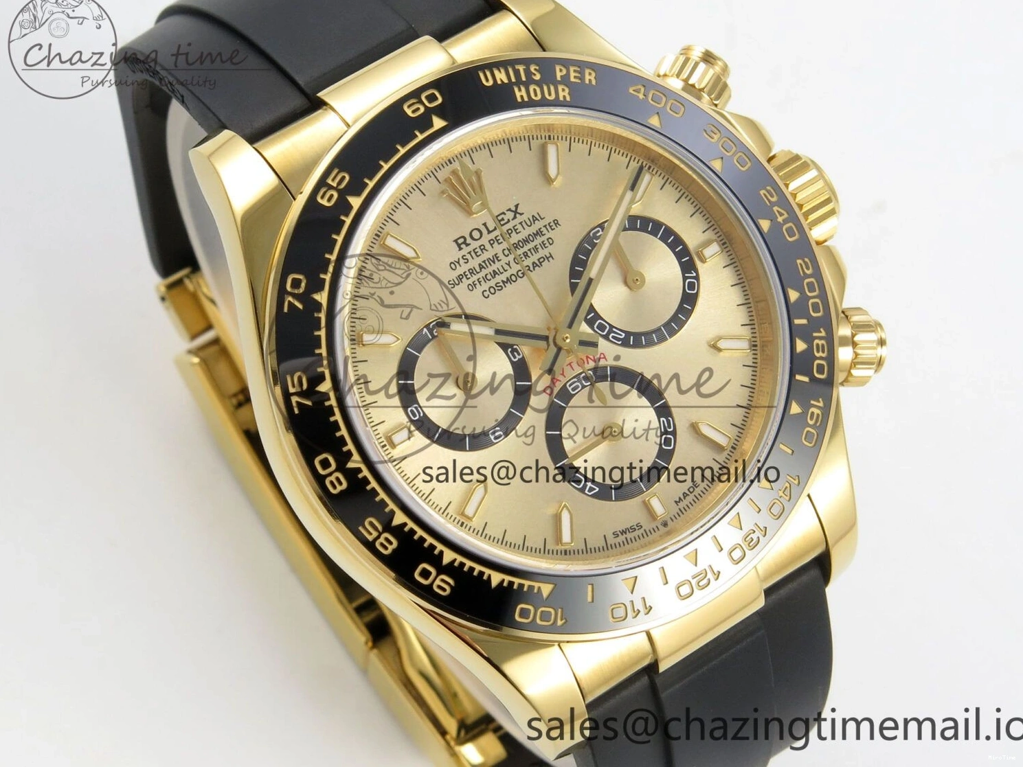 MiroTime 1223 Breathable Daytona 126518 YG Clean 1:1 Best Edition YG Dial on Oysterflex Strap DD 237